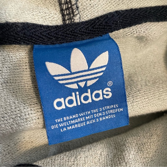 adidas Sweat Zip Hoodie Indigo Denim - Picture 7 of 16